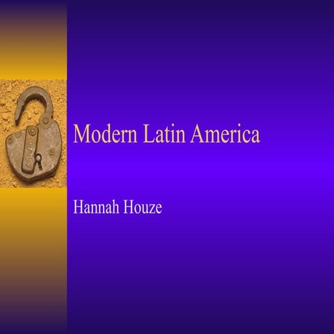 Modern latin america