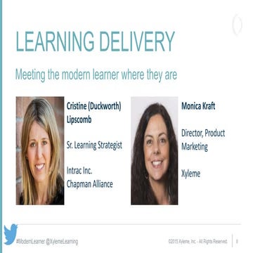 Learning Delivery: Meeting the Learner Where They Are  - Part 1