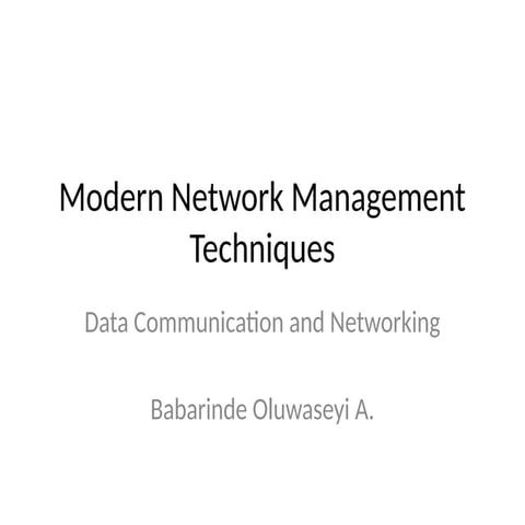 Modern Network Management Techniques.pptx