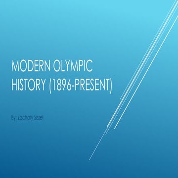 Modern olympic history (1896 present) ci 350