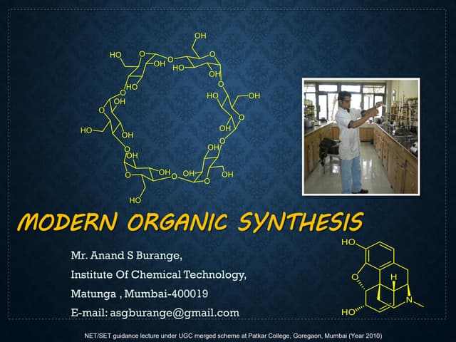 modern organic synthesis and selected reagents