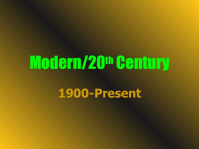 Modern Period