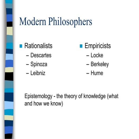 Modern philosophy