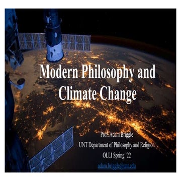 Modern Philosophy and Climate Change.pptx