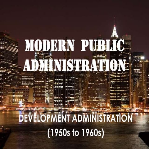 Modern  Public Administration