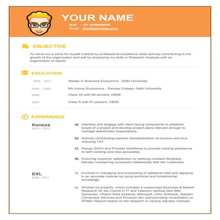 Modern resume  04