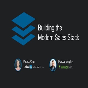 Building the Modern Sales Stack 