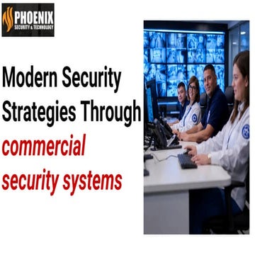 Modern Security Strategies Through commercial security systems | PDF