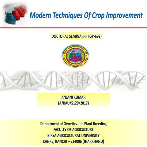 Modern techniques of crop improvement.pptx final