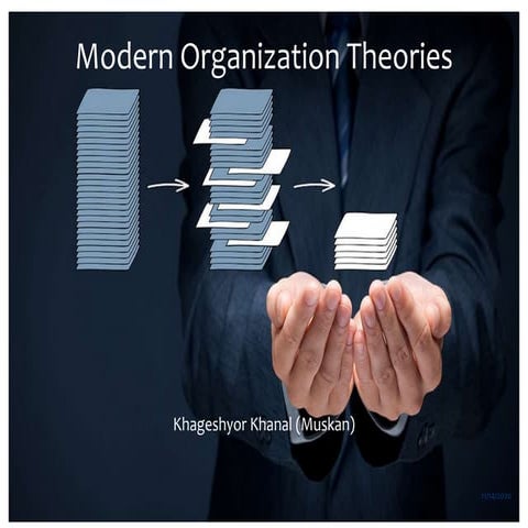 Modern theories of organization