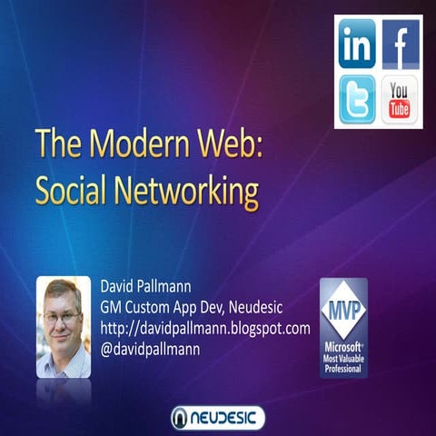 The Modern Web Part 3: Social Networking