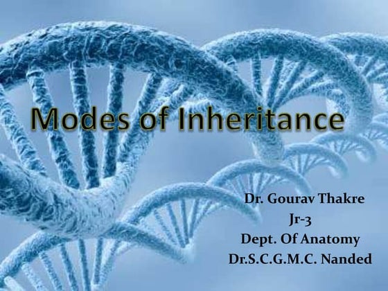 Patterns of Inheritance | PPT