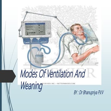 Modes of ventilation and weaning