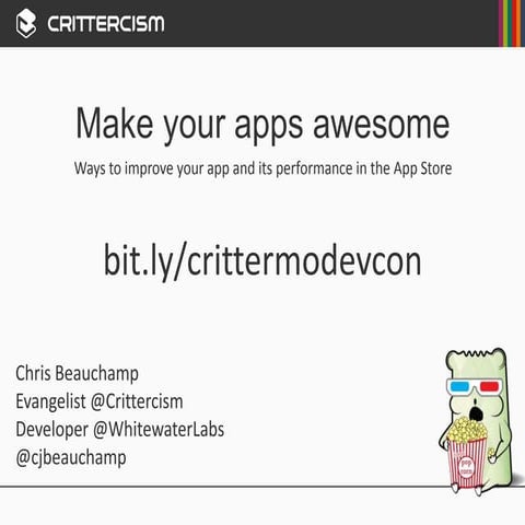 Make your apps awesome!