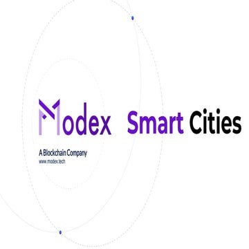 Modex Talks - Smart Cities