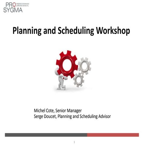 Planning and Scheduling Workshop