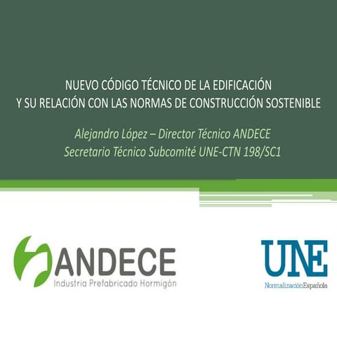 Modificaciones CTE y su relación con la sostenibilidad