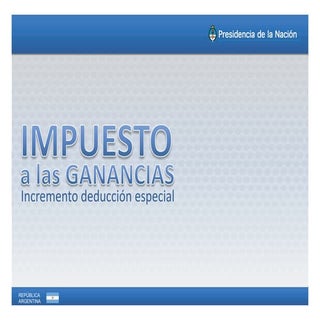 Modificacion Impuesto a las Ganancias