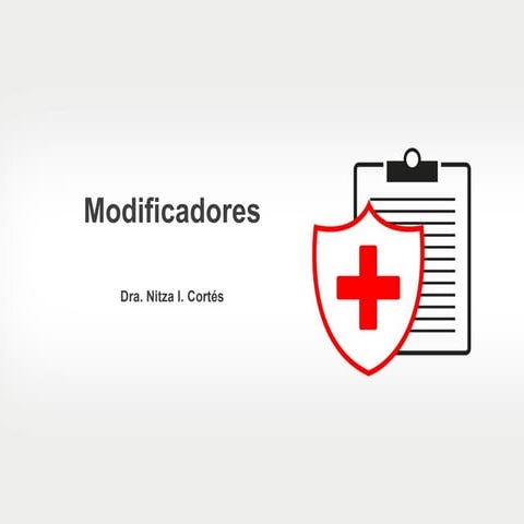 Modificadores