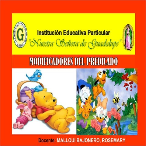 Modificadores del predicado