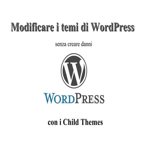 Modificare i temi di WordPress
