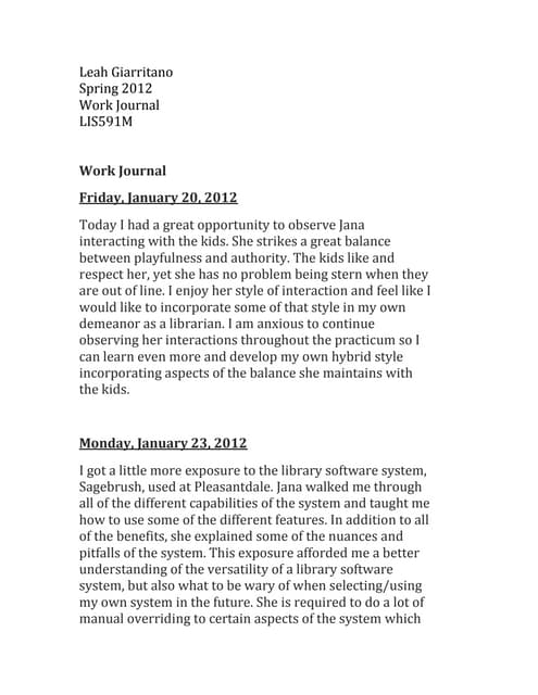 Children's Library Tour | PPT