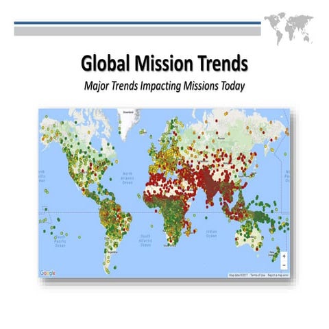 Mission Challenges - Modified global mission-trends