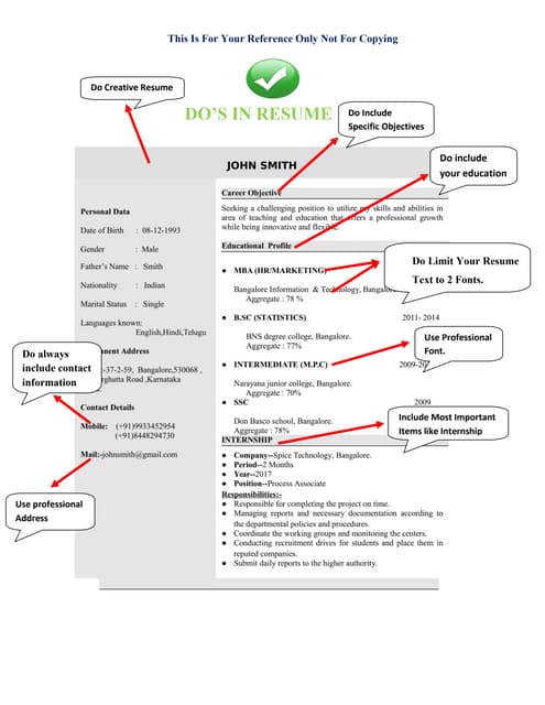 Lcvp Curriculum Vitae