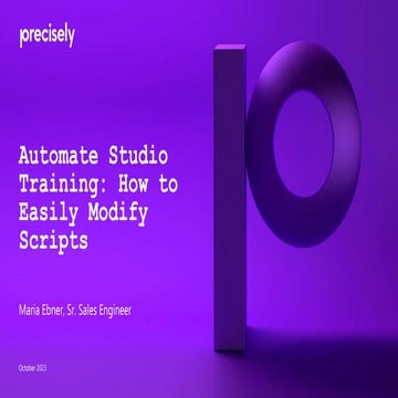 Automate Studio Training: How to Easily Modify Scripts | PPT