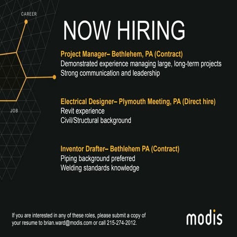 Current Modis Job Opportunities | PPTX