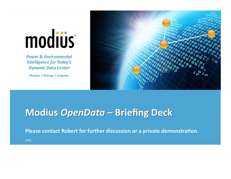 Modius Briefing Deck Linked In