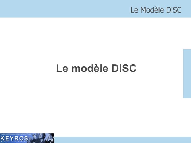 modèle DISC