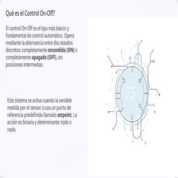 Principios del control on off con explicacion | PPTX