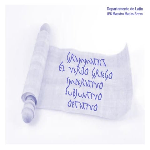 Formación de los modos verbales griegos