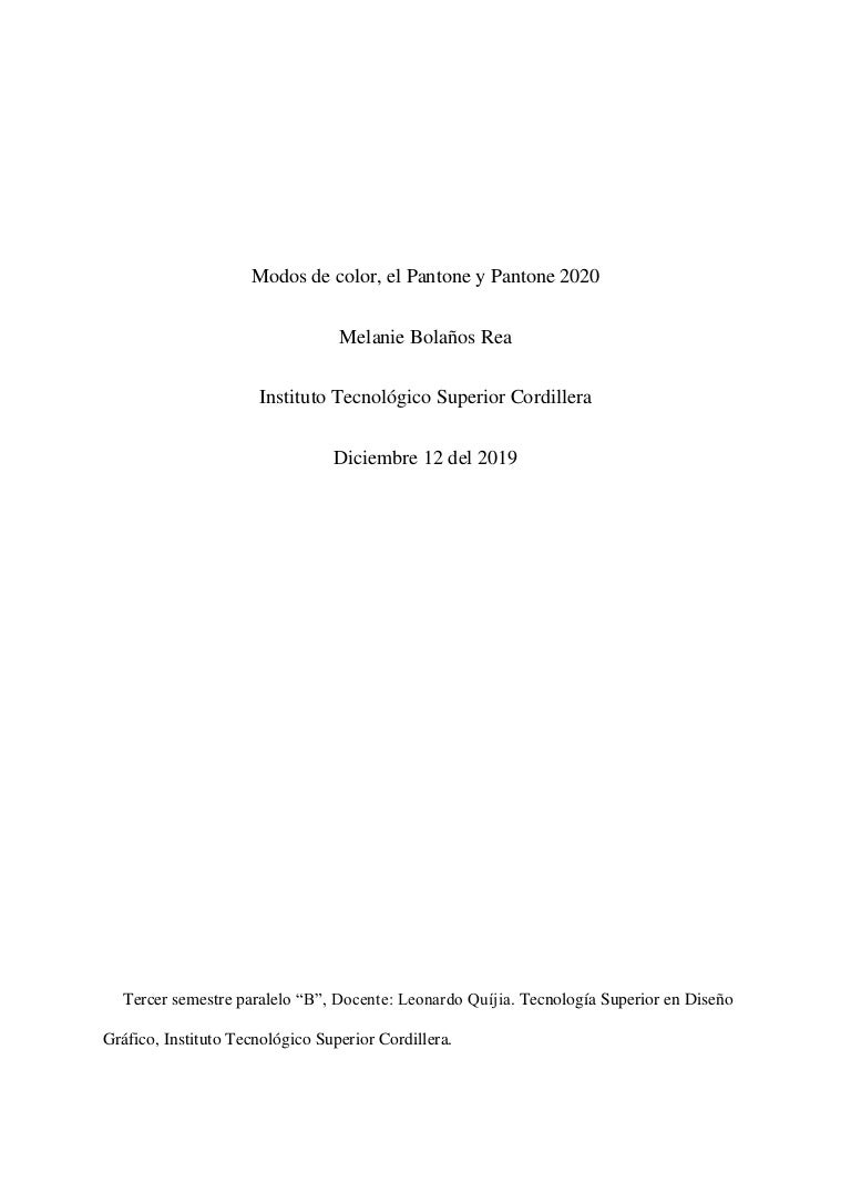 Modos De Color Y Panton