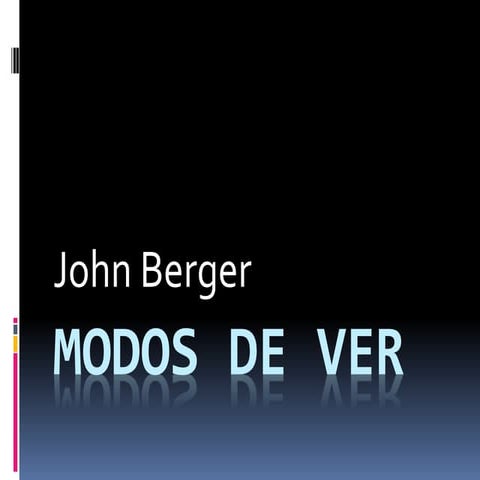 Modos de ver - Jhon Berger