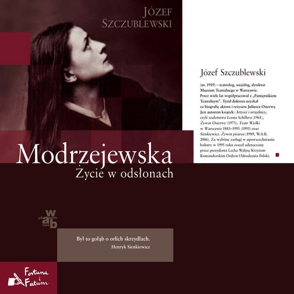 Modrzejewska. Życie w odsłonach - Józef Szczublewski - ebook
