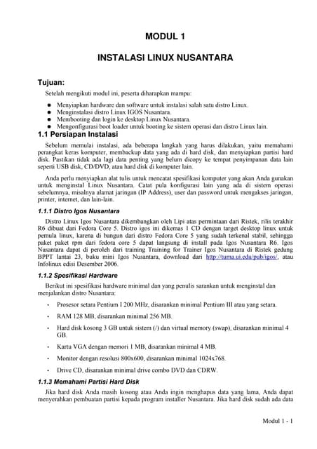 Modul 1-instalasi