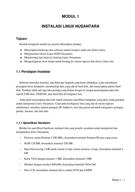 Modul 1-instalasi