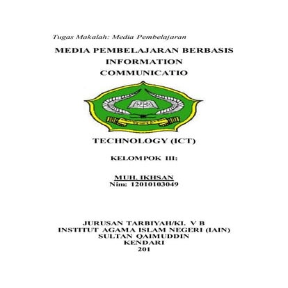Media pembelajaran matematika berbasis ict | PPTX