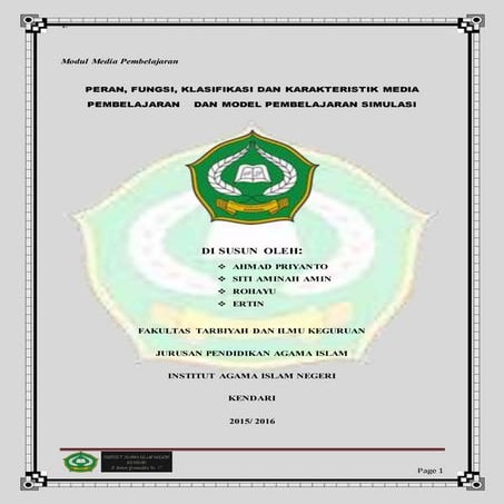 Modul media pembelajaran