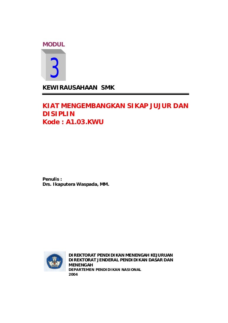 Download Gratis Gambar Modul 3 Sikap Jujur Dan Disiplin Terkeren by Cikimm.com