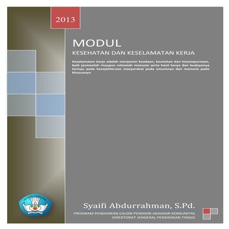 Modul keselamatan-dan-kesehatan-kerja