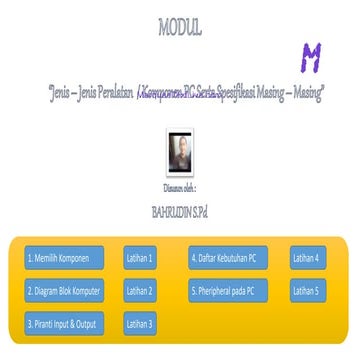 modul merakit personal computer untuk smk | PPT