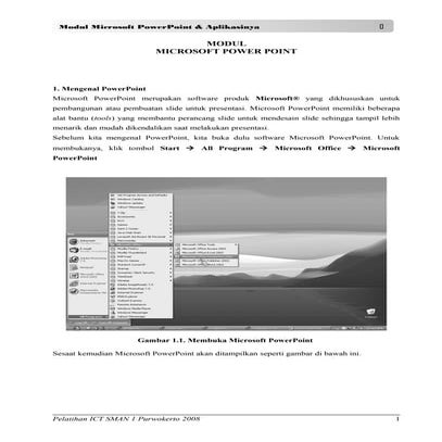 Modul powerpoint | PDF