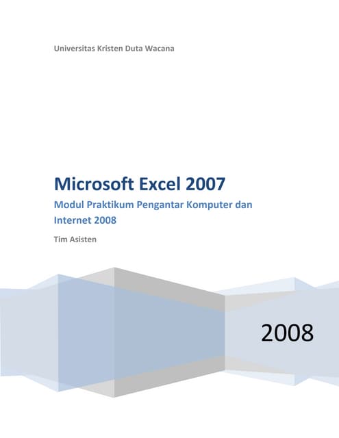 Modul Praktikum Mic Excel 1 2