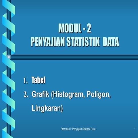 modul ajar tentang statistika untuk mahasiswa | PPT