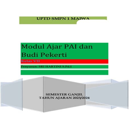 Modul Ajar PAI Kelas 7 Deep Learning New | PDF