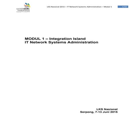 Modul 1   integration island