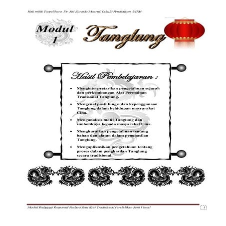 Modul 1 Permainan Tanglung